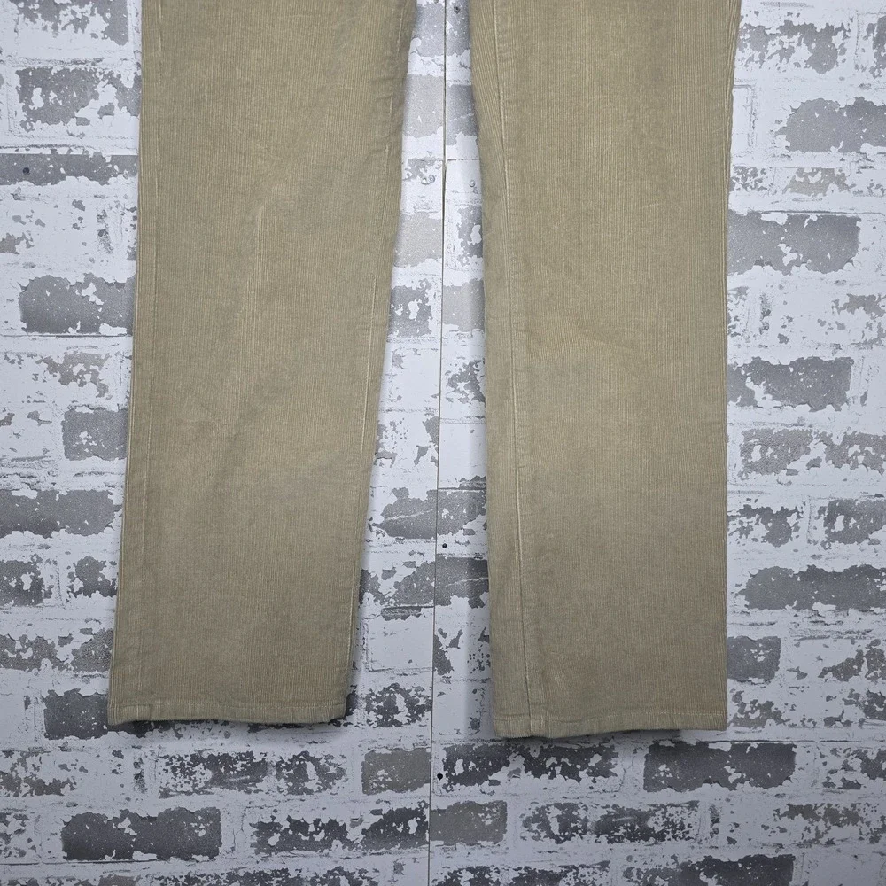 Patagonia Corduroy Pants Womens 29 Khaki Tan Straight Leg Organic Cotton Stretch
